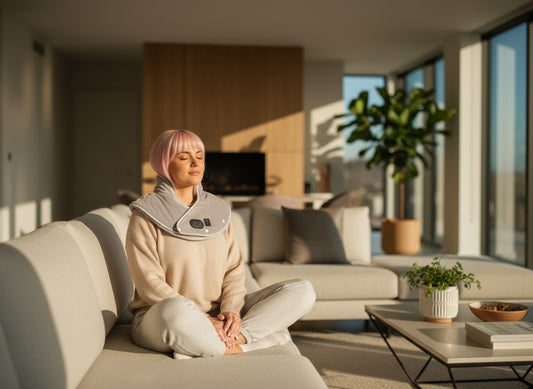 3-in-1 Heated Neck & Shoulder Massager – Deep Tissue Pain Relief | Nuvvion